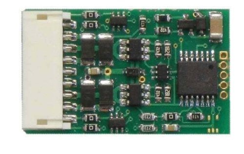 D13J 4-Function DCC Control Decoder w/9-Pin DCC Plug -- Single: 1.03 x .63 x .185′ 26 x 1, All Scales, NCE Corporation 174