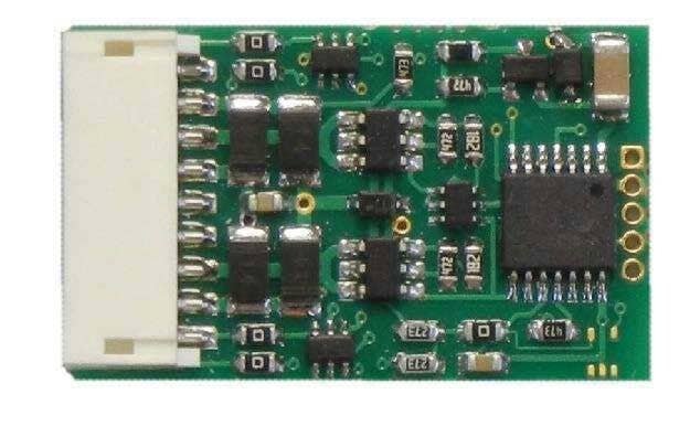 D13J 4-Function DCC Control Decoder w/9-Pin DCC Plug -- Single: 1.03 x .63 x .185′ 26 x 1, All Scales, NCE Corporation 174