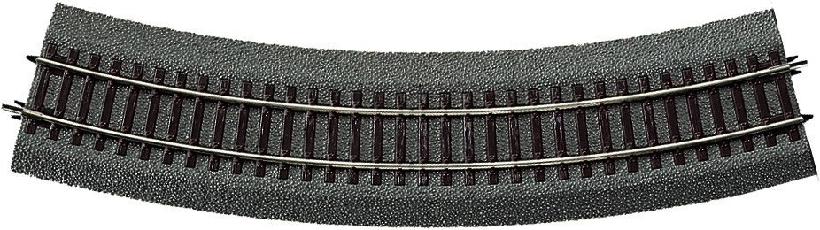 Curved track -- Gebogenes Gleis -- R4 - HO - Roco Fleischmann 42524