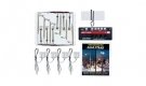 Double Lamp Post & Wooden Pole Streetlight- Just Plug Value Pack -- 6 of Each with Light Hub, N, Woodland Scenics 5914
