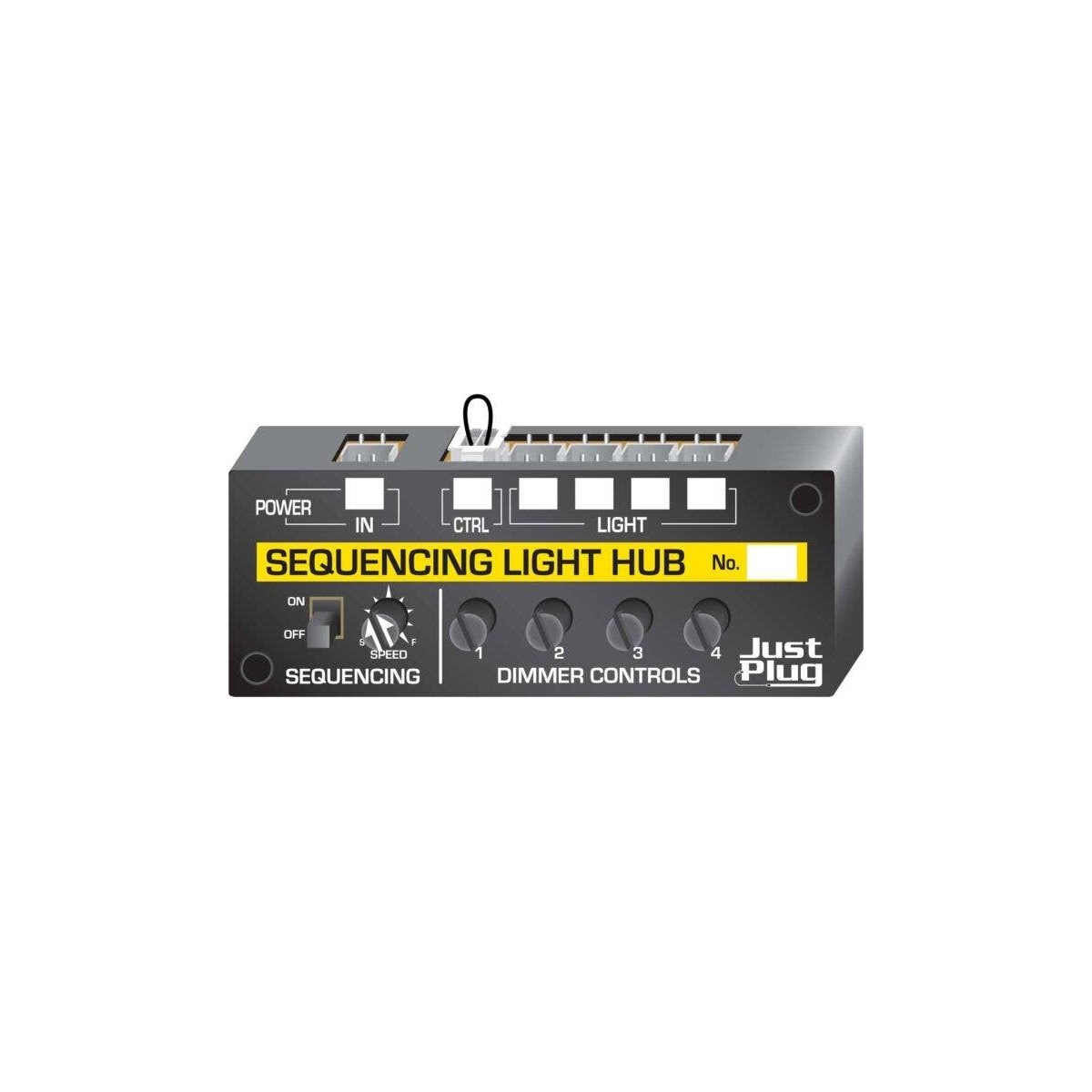 Just Plug -- Sequencing Light Hub, All Scales, Woodland Scenics 5680