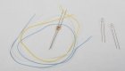 LED Kit -- Includes 2 Sunny White 1/8′ 3mm Diameter LEDs, 3 Wires, 2 680-Ohm Resis, All Scales, Train Control Systems 1289
