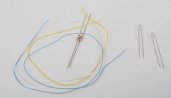 LED Kit -- Includes 2 Sunny White 1/8′ 3mm Diameter LEDs, 3 Wires, 2 680-Ohm Resis, All Scales, Train Control Systems 1289