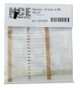 2700 Ohm Resistor -- 1/8 Watt pkg(20), All Scales, NCE Corporation 260