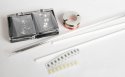18′ Curved-Neck Streetlight - Kit -- With White LEDs, HO, Ngineering NK0142