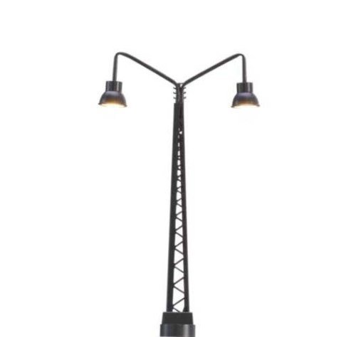 Lattice Boom Double-Arched LED Light with Plug and Socket Base -- 2-3/4′ 7cm, N, Brawa Modellspielwaren 83011
