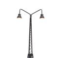 Lattice Boom Double-Arched LED Light with Plug and Socket Base -- 2-3/4′ 7cm, N, Brawa Modellspielwaren 83011