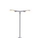 double Platform LED Light with Plug and Socket Base -- 2-3/16′ 5.5cm, N, Brawa Modellspielwaren 83002