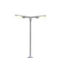 double Platform LED Light with Plug and Socket Base -- 2-3/16′ 5.5cm, N, Brawa Modellspielwaren 83002