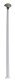 Mushroom-Top Platform Light with Concrete Mast -- Yellow Light, 4-3/16′ 10.6cm Tall, HO, Busch Gmbh & Co Kg 4113