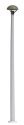 Mushroom-Top Platform Light with Concrete Mast -- Yellow Light, 4-3/16′ 10.6cm Tall, HO, Busch Gmbh & Co Kg 4113