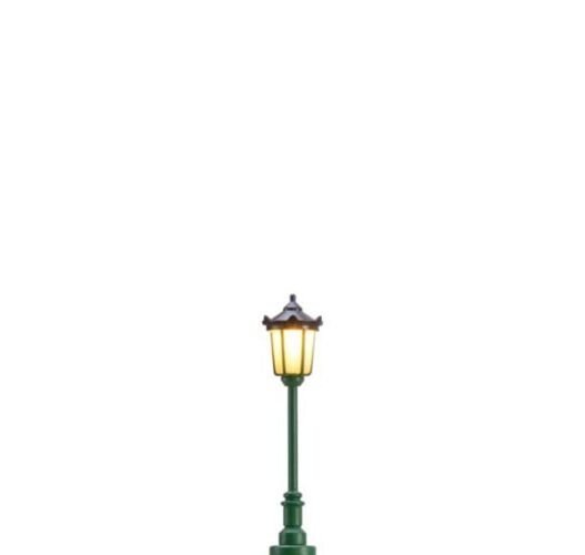 LED Gas Light with Plug and Socket Base -- 1-3/8′ 3.5cm, N, Brawa Modellspielwaren 83021
