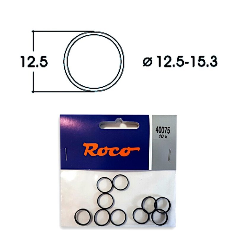 Traction tyre set AC -- Haftringsatz Wechselstrom -- HO - Roco 40075