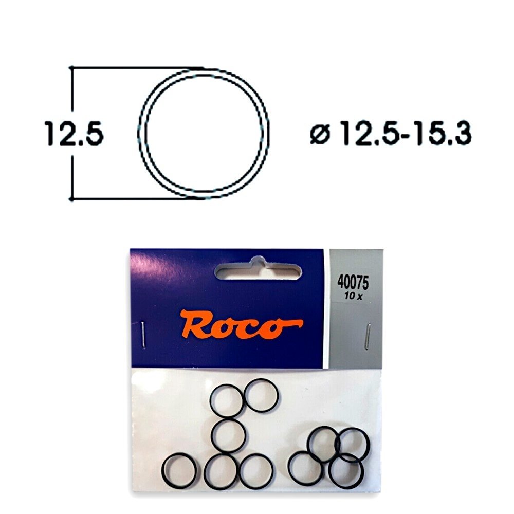 Traction tyre set AC -- Haftringsatz Wechselstrom -- HO - Roco 40075