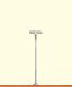 Pin Socket System LED Light -- Platform Light 2-3/4′ 7cm Tall, HO, Brawa Modellspielwaren 84017