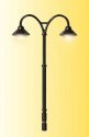 Baden-Baden Double Platform Lamp -- 2-15/16′ 7.4cm Tall, HO, Viessmann Modellspielwaren 6109