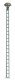 Mushroom-Top Platform Light with Lattice Mast -- Yellow Light, 4-3/16′ 10.6cm Tall, HO, Busch Gmbh & Co Kg 4114