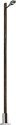Teardrop Station/Platform Lamp on Wood Post -- With Yellow LED 5-9/16′ 14.2cm Tall, HO, Busch Gmbh & Co Kg 4111