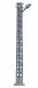 Lattice-Mast Industrial Lamp -- With Teardrop Light Housing (silver), HO, Busch Gmbh & Co Kg 4131