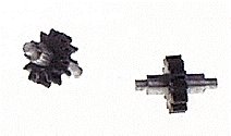 Spurgear -- 0.3 x 12T On 12T Shaft (Joe Works Mich-Cal HOn3 Shay, Etc), HOn3, Northwest Short Line 10946