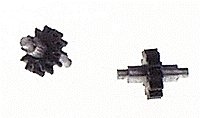 Spurgear -- 0.3 x 12T On 12T Shaft (Joe Works Mich-Cal HOn3 Shay, Etc), HOn3, Northwest Short Line 10946