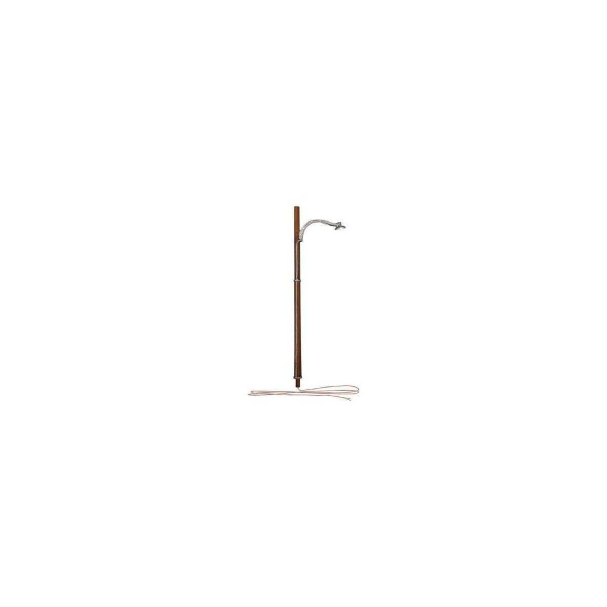 Just Plug(TM) -- Wooden Pole Street Light pkg(3), N, Woodland Scenics 5638