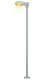 LED Streetlight -- Modern Street Lamp 3-15/16′ 10cm 10-16 Volt, Yellow LED, HO, Viessmann Modellspielwaren 6093