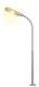 LED Whip-Style Street Lamp w/Plug Base & Socket -- Yellow LED, 10-16 V, 2-1/8′ 5.4cm T, N, Viessmann Modellspielwaren 6491