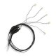 Flashing Chip LED -- Green w/8′ 20.3cm Wire Leads - 7-19V AC or DC pkg(5), All Scales, Evan Designs UC5F