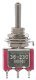 Miniature Toggle Switches -- SPDT 5Amp 120V Center Off pkg(4), All Scales, Miniatronics Corp. 3623004