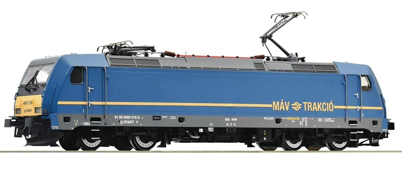 Electric locomotive -- Elektrolokomotive -- 480 018-5 - MAV - HO - Roco Fleischmann 73339