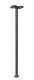 Four-Arm Square LED Light 3-Pack -- Black (cool white LED) 30 Scale Feet Tall, N, Atlas Model Railroad Co. 70000196