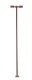 Double-Arm Square LED Light 3-Pack -- Bronze (cool white LED) 30 Scale Feet Tall, HO, Atlas Model Railroad Co. 70000214