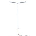 Double-Arm Parking Lot Light 3-Pack - Cool White LED -- Gray, N, Atlas Model Railroad Co. 70000160