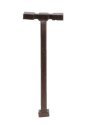 Double-Arm Square LED Light 3-Pack -- Bronze (cool white LED) 15 Scale Feet Tall, N, Atlas Model Railroad Co. 70000188