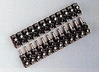 Plug & Socket Strip -- 12-Position, All Scales, Brawa Modellspielwaren 3093