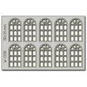 14 Pane Arched Windows - 10 pcs 19X35mm - HO-OO - Proses W-006