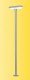 Platform Light -- White LED, 2-3/4′ 7cm Tall, HO, Viessmann Modellspielwaren 6726
