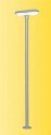 Platform Light -- White LED, 2-3/4′ 7cm Tall, HO, Viessmann Modellspielwaren 6726
