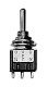 Miniature Toggle Switches -- SPDT 5Amp 120V Momentary pkg(2), All Scales, Miniatronics Corp. 3622002
