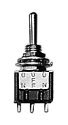 Miniature Toggle Switches -- SPDT 5Amp 120V Momentary pkg(2), All Scales, Miniatronics Corp. 3622002