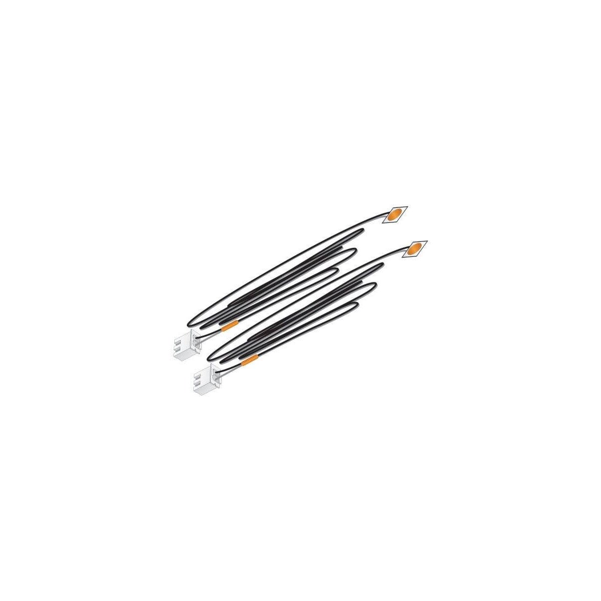 Stick-On LED pkg(2) - Just Plug Lighting System -- Green, All Scales, Woodland Scenics 5737