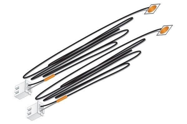 Stick-On LED pkg(2) - Just Plug(TM) -- Yellow, All Scales, Woodland Scenics 5742