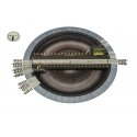 Electrically operated turntable -- Drehscheibe mit elektrischem -- For 3-rail AC system - HO - Fleischmann 665201