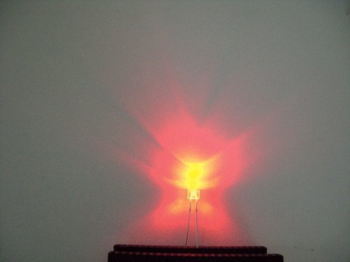 Tower LED 2mm - Set of 5 -- Red, All Scales, Miniatronics Corp. 1282105