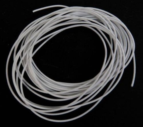 30 AWG Super-Flexible Wire -- White 10′ 3.1m, All Scales, SoundTraxx 810146