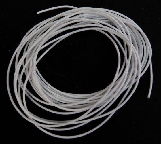 30 AWG Super-Flexible Wire -- White 10′ 3.1m, All Scales, SoundTraxx 810146