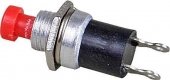 Single-Pole Single-Throw Push-Button Control Panel Switch - Quickie -- Red - Normal, All Scales, Kadee Quality Products 165