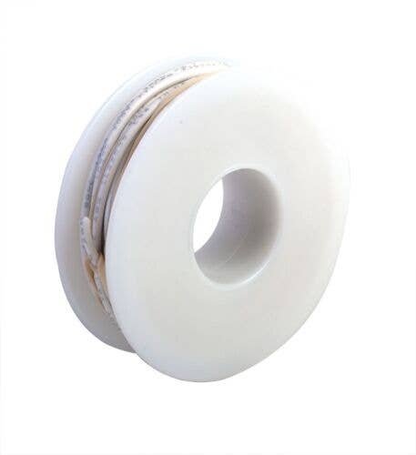 One-Conductor Hookup Wire - 18 Gauge - 30′ 9.1m -- White, All Scales, Wire Works 118160309