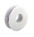 One-Conductor Hookup Wire - 18 Gauge - 30′ 9.1m -- White, All Scales, Wire Works 118160309